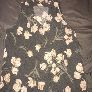 tank top with choker neck